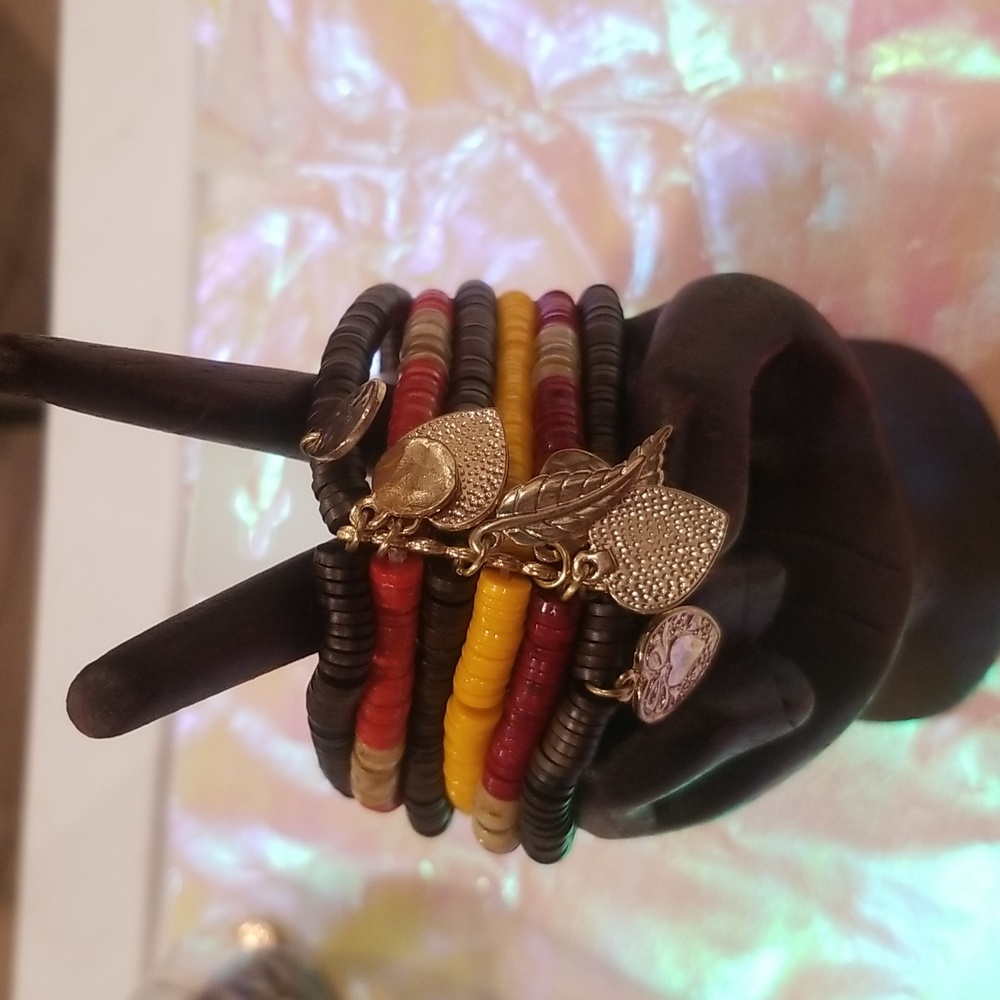 NWT Stretch Bracelet with Charms